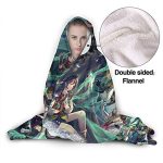 Genshin ImPact Hooded Blanket - Lisa Kaeya Jean Amber Cozy Thick Hooded Blanket