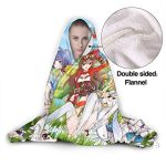 Genshin ImPact Hooded Blanket -  Lisa Kaeya Jean Amber Cozy Thick Hooded Blanket