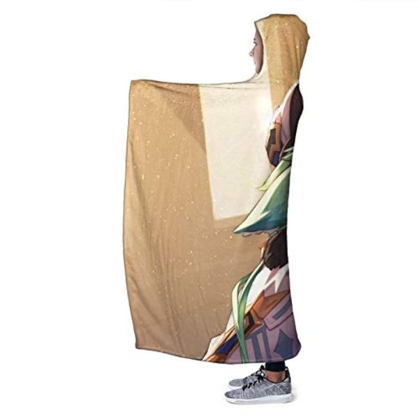 Genshin ImPact Hooded Blanket - Sucrose Cozy Thick Hooded Blanket