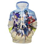 Genshin Impact Hoodies - 3D Game Pullover Hoodie