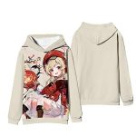 Genshin Impact Hoodies - 3D Hooded Pullover Long Sleeve Casual Streetwear