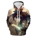 Genshin Impact Hoodies - Jean 3D Game Pullover Hooded Sweatshirt