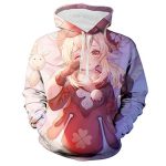 Genshin Impact Hoodies - Klee 3D Game Pullover Hooded Sweatshirt