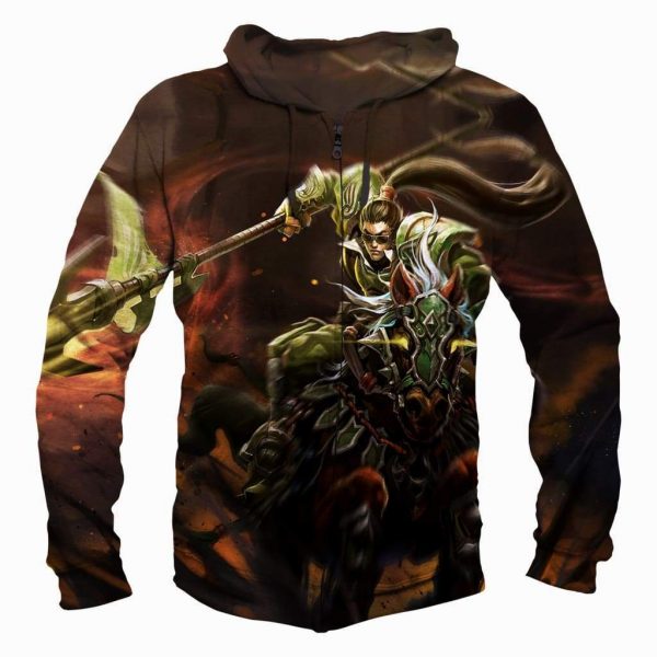 Genshin Impact Hoodies - Klee Qiqi 3D Game Pullover Hooded Sweatshirt