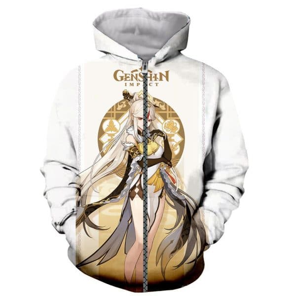 Genshin Impact Long Sleeves 3D Print Hoodies Sweatshirts