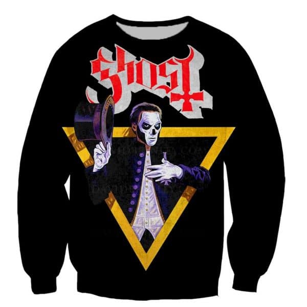 Ghost Band 3D Printed Long Sleeves Sweatshirts Pullovers