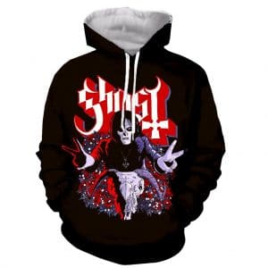 Ghost Band Fashion 3D Printed Long Sleeves Hoodies