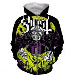 Ghost Band Fashion 3D Printed Long Sleeves Hoodies