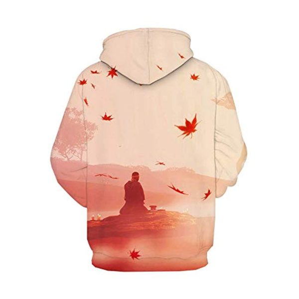 Ghost of Tsushima Hoodies - 3D Hooded Pullover Jumper