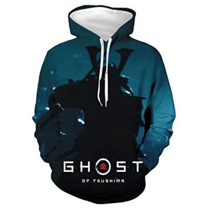 Ghost of Tsushima Hoodies - 3D Hooded Pullover Jumper