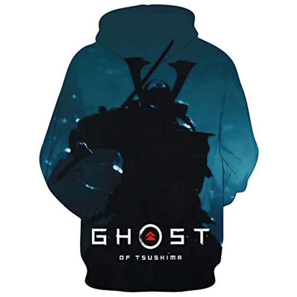Ghost of Tsushima Hoodies - 3D Hooded Pullover Jumper