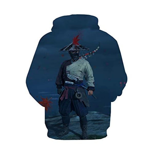 Ghost of Tsushima Hoodies - Jin Sakai 3D Hooded Pullover Jumper