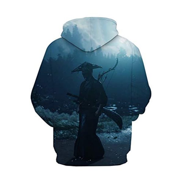 Ghost of Tsushima Hoodies - Jin Sakai 3D Hooded Pullover Jumper