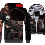 Ghost Rider Jackets - Ghost Rider Skull Series Skull Warrior Super Cool Terror 3D Fleece Jacket