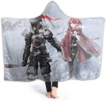 Goblin Slayer Fleece Flannel Blanket - Anime Hooded Blanket