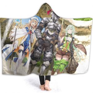 Goblin Slayer Throw Flannel Blanket - Warm Fleece Hooded Blanket