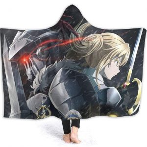 Goblin Slayer Warm Hooded Blanket - Throw Fleece Flannel Blanket