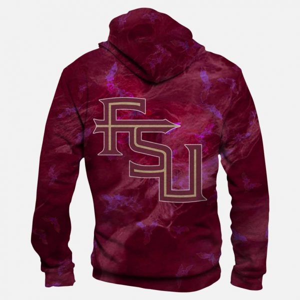 God Florida State Seminoles Hoodies - Pullover Red Hoodie