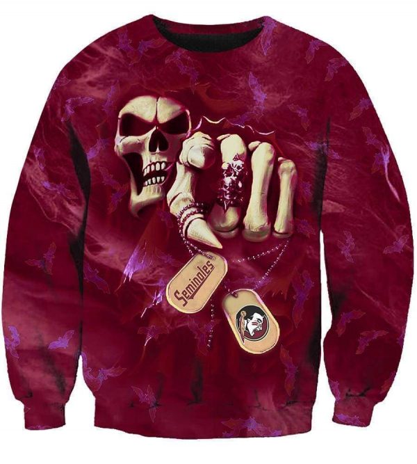 God Florida State Seminoles Hoodies - Pullover Red Hoodie