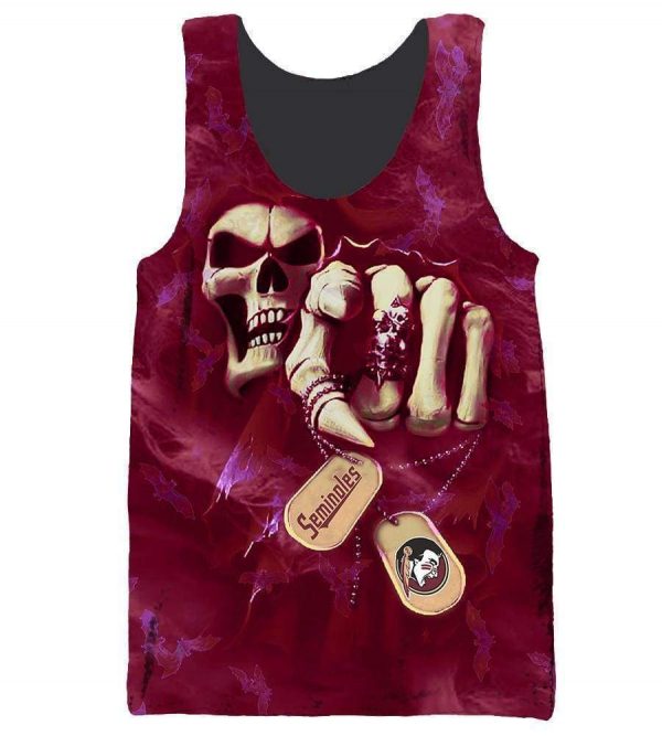 God Florida State Seminoles Hoodies - Pullover Red Hoodie