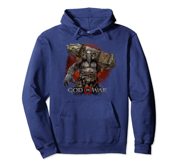 God of War Hoodie - Casual God of War Black Hooded Sweatshirt