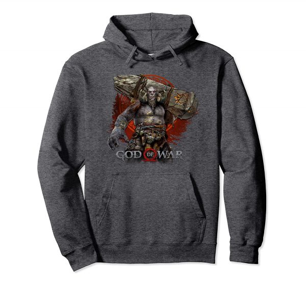 God of War Hoodie - Casual God of War Black Hooded Sweatshirt