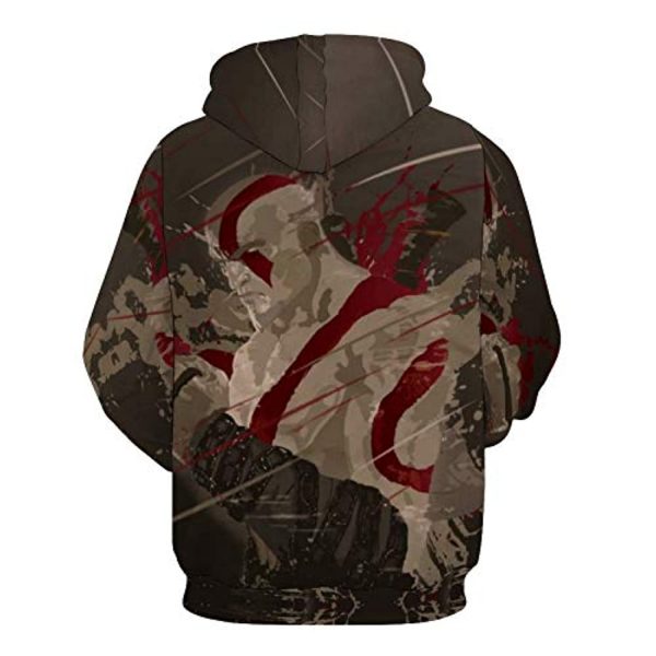 God of War Hoodie - God of War Kratos 3D Print Hooded Sweatshirt