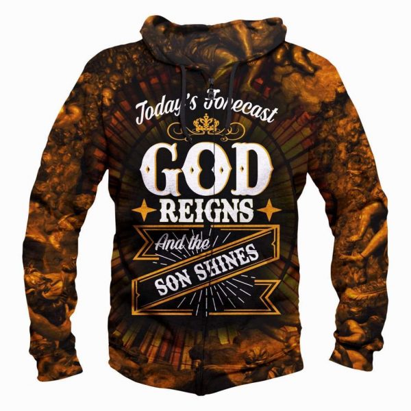 God The Son Shine Hoodies - Pullover Black Hoodie