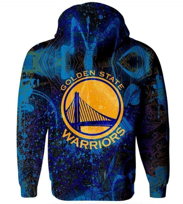 Golden State Warriors Hoodies - Pullover Blue Hoodie