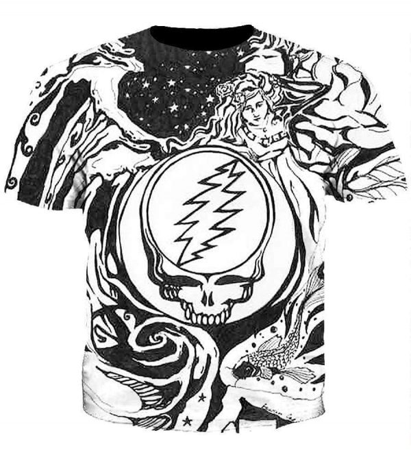 Grateful Dead Hoodies - Pullover White Hoodie