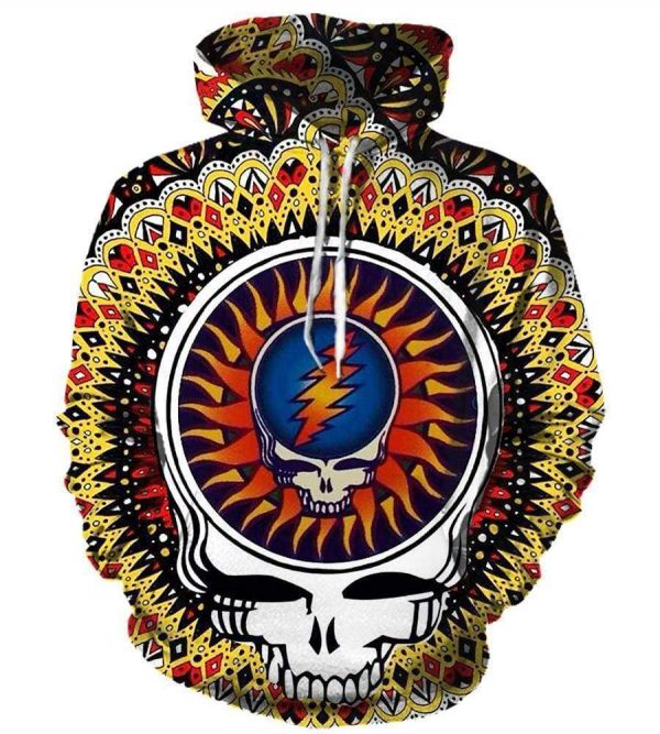 Grateful Dead Hoodies - Pullover Yellow Hoodie