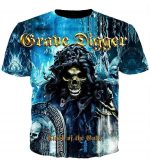 Grave Digger Hoodies - Pullover Blue Hoodie