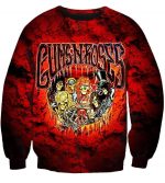 Gun N' Roses Hoodies - Pullover Red Hoodie