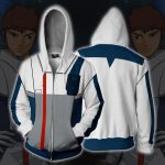Gundam Amuro Ray Hoodies - Zip Up Mobile Suit White Hoodie