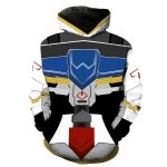 Gundam Mobile Suit Hoodies - Zip Up Barbatos Black Hoodie
