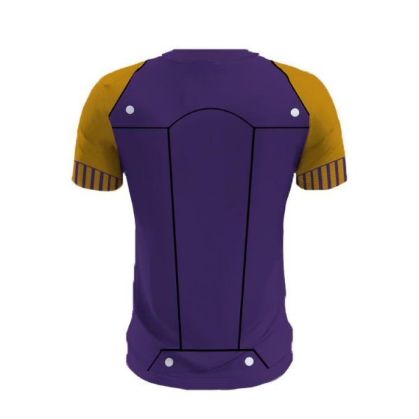 Gundam Treize Khushrenada Hoodies - Zip Up Mobile Suit Purple Hoodie