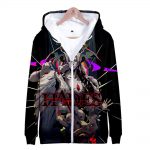 Hades Game Zipper Hoodies 3D Print Hooded Pullover