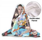 Haikyu!! Soft Hooded Blanket - Anime Wearable Throw Printed Blanket