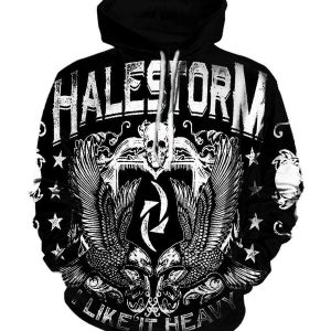 Halestorm Hoodies - Pullover Black Hoodie