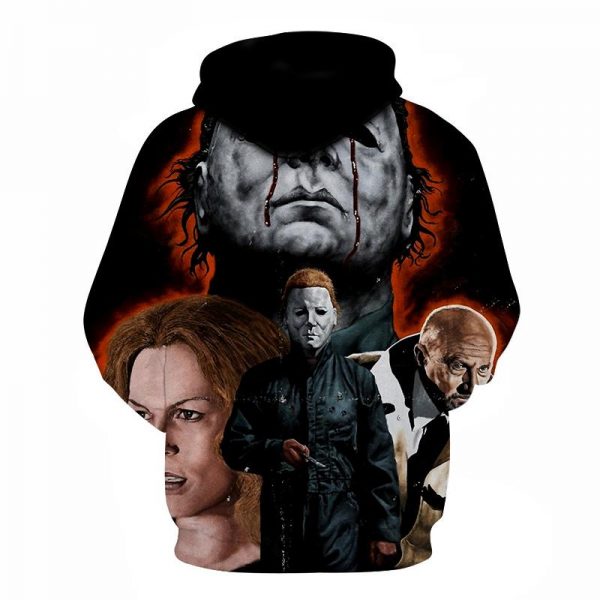 Halloween Bleeding Eye Devil 3D Printed Hoodie