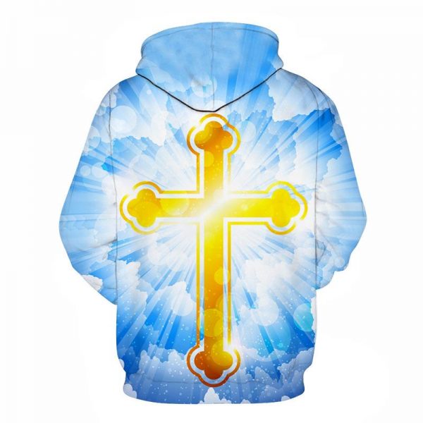 Halloween Devil 3D Printed Cross  Hoodie