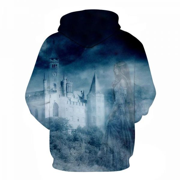 Halloween Devil Skull 3D Printed Castle Hoodie