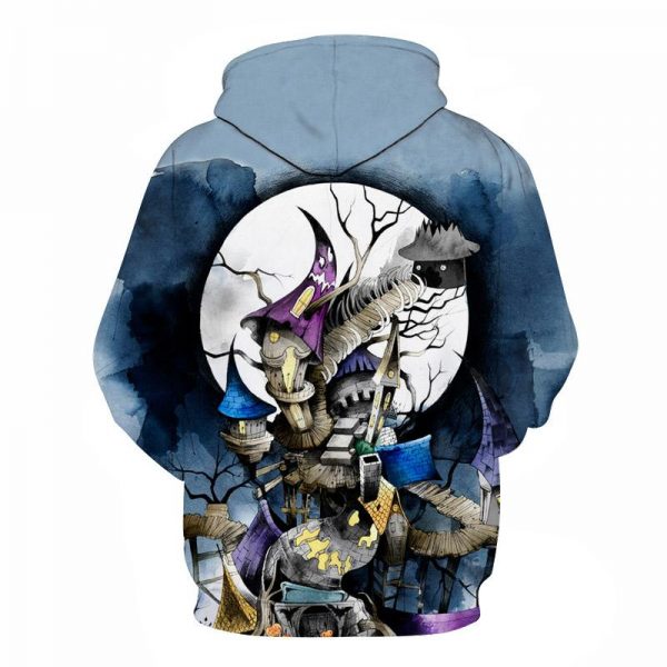 Halloween Horror night 3D Printed Hoodie