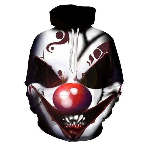 Halloween Rednose Devil 3D Printed Hoodie
