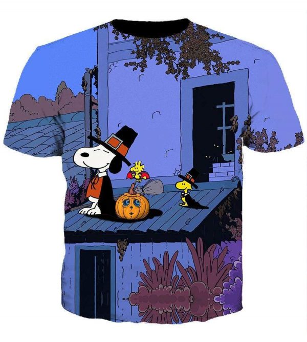 Halloween Snoopy Hoodies - Pullover Blue Hoodie
