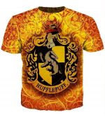 Harry Potter  College Logo Hoodies - Pullover Yellow Hufflepuff Hoodie