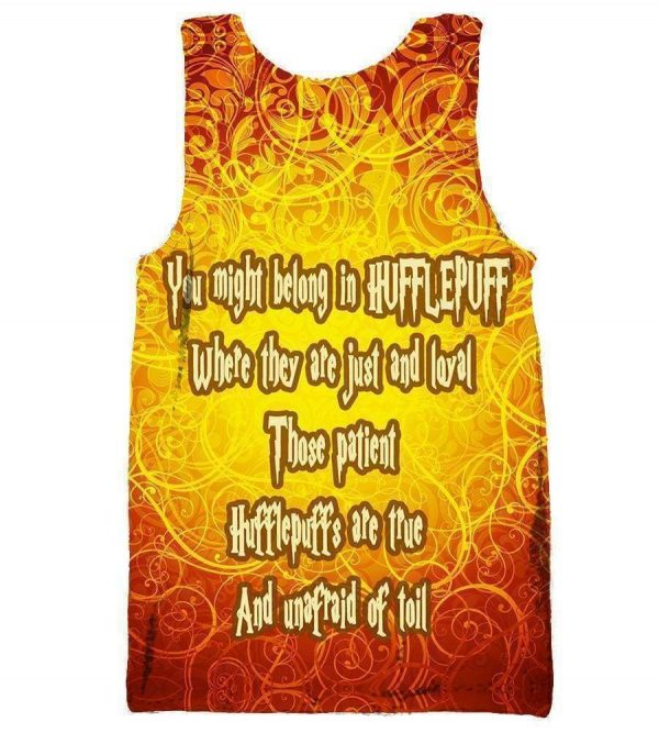 Harry Potter  College Logo Hoodies - Pullover Yellow Hufflepuff Hoodie