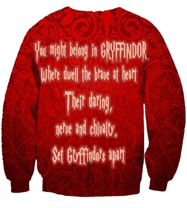 Harry Potter Gryffindor Hoodies - Pullover Red Hoodie