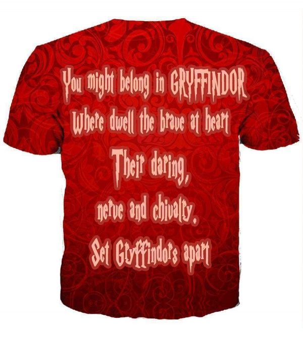 Harry Potter Gryffindor Hoodies - Pullover Red Hoodie