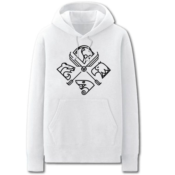 Harry Potter Hoodies - Solid Color Hogwarts Icon Fleece Hoodie